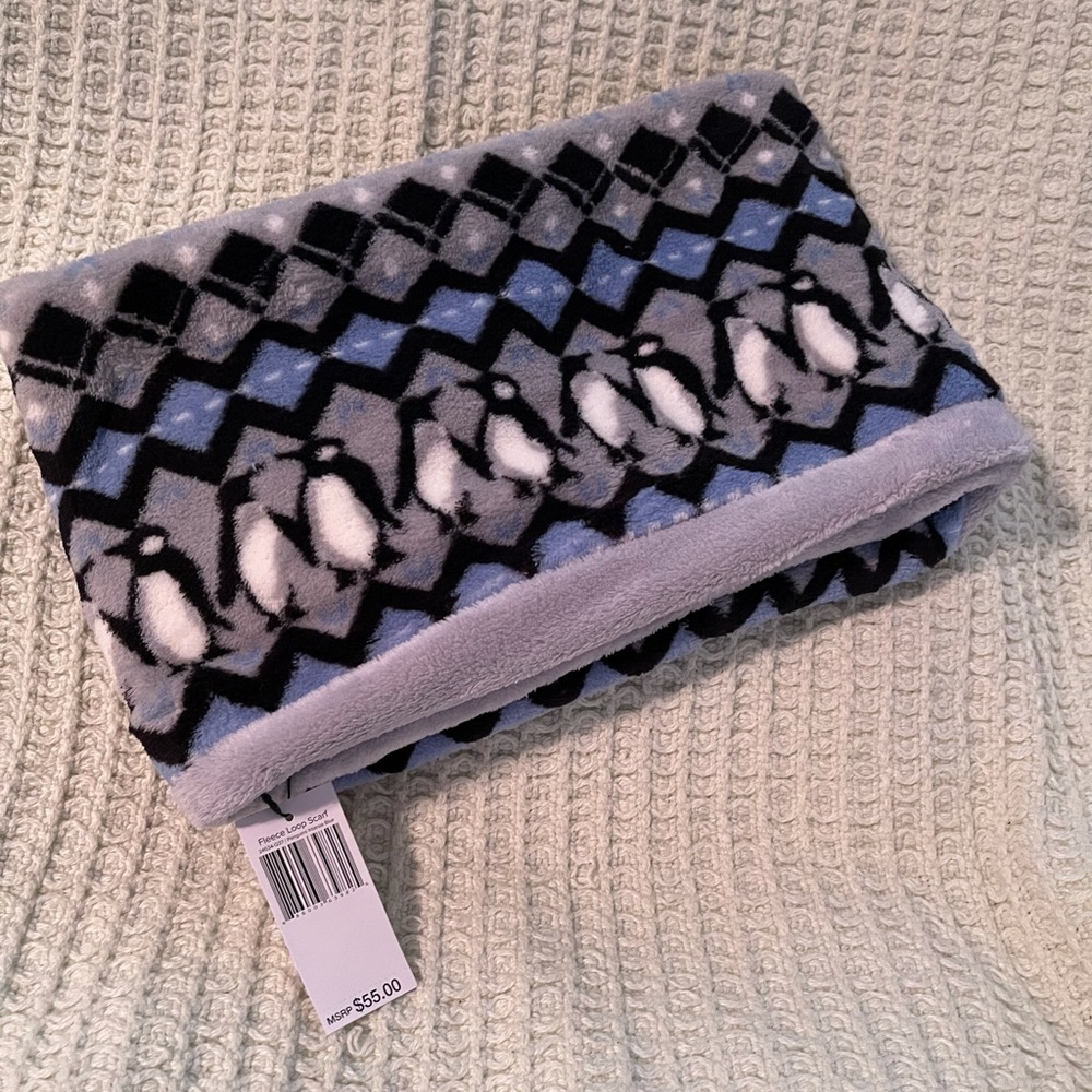 Vera Bradley Fleece Loop Scarf NWT